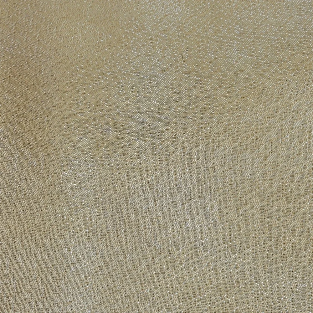 VTG 70s Window‎ Curtain Panels Drapes Set of 2 Yellow Pinch Pleat Beige 23